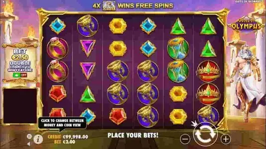 Gates of Olympus - free spins offer for Canadians